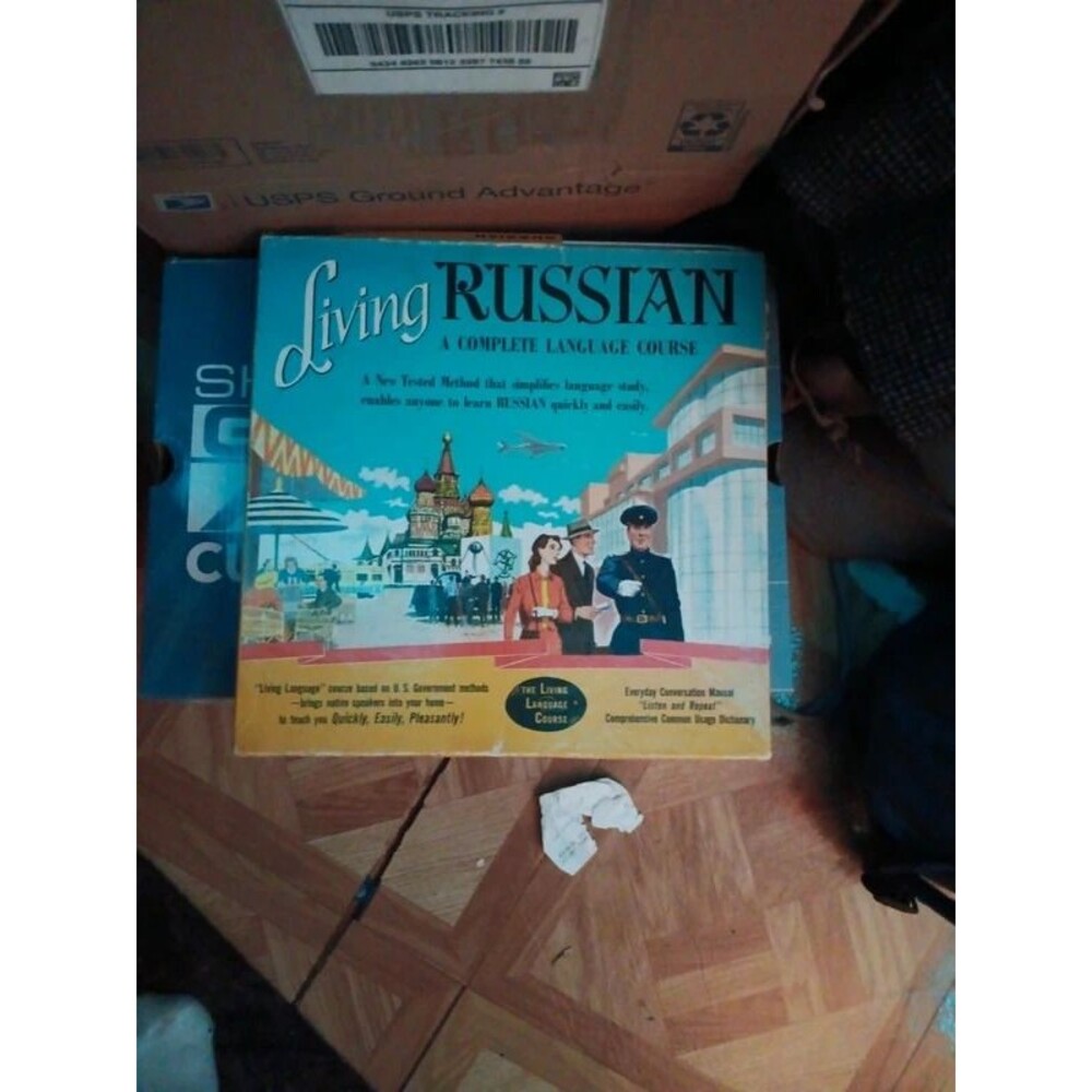 Living Russian: a complete language course vintage 1958 crown publishing